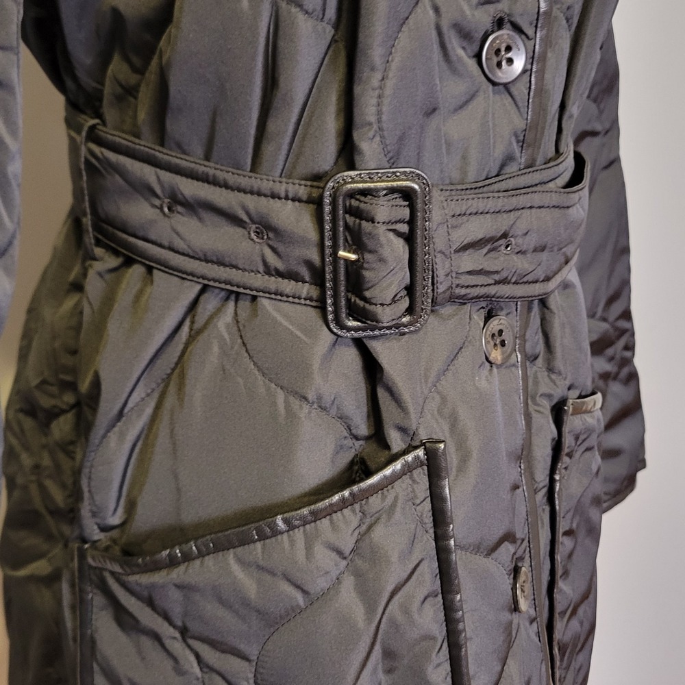 Ralph Lauren Purple Label‎ Arnett Water Repellent Taffeta Coat Womens 10 $1.650 - Picture 4 of 13